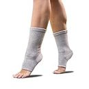 Neuro Compression Socks Ankle Support Bamboo Yarn - Comfortable for Plantar Fasciitis, Arch Support, Foot and Ankle Swelling, Heel Pain, and Injury Recovery (S)