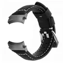 Keine Lücken Armband für Samsung Galaxy Uhr 4 5 6/5 Pro 45mm 44mm 40mm Band Leder Armband Uhr 4 6