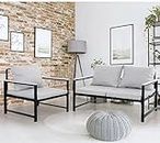 Home Decoration Art Living Room Metal Sofa Set Sectional Sofa Couch Armchair Leather Modern Furniture