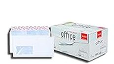ELCO Office Umschlag DIN lang 80 g/m² FSC-zertifiziert mit Haftverschluss und Sichtfenster 90 x 45 mm in Shop-Box 200 Stück weiß