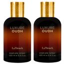La French Luxure Oudh  Luxury Perfume for Men - 100ml  Eau De Parfume Pack of 2