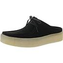 Clarks Wallabee Cup Lo Black Suede Warmlined 12 D (M)
