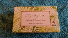 Oatmeal And Coconut Verbena Soap Made By Shugar Soap works Full Sized Bars.