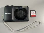 Cámara digital Canon Powershot A1200 12,1 MP con zoom óptico 4x (negra)