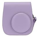 Carflection Camera Case Compatible with Fujifilm Instax Mini 11/9/ 8/8+ Instant Camera with Adjustable Strap and Pocket - Purple