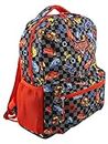 Disney Cars Boy's Girl's 16 Inch School Backpack Bag Lightning McQueen Mater, Black/Red, One Size, Classic