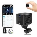 WiFi Mini Camera | Hidden Spy Camera | Free Cloud Storage & 32G SD Card, 2024 4K HD Smallest Cam, 150 Days Standby Time, Surveillance Wireless Camera with AI Motion Detection, Auto Night Vision