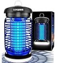LUOJIBIE Bug Zapper Outdoor, Mosquito Zapper with LED Light, Fly Zapper Outdoor Indoor, Insect Zapper Electric Fly Traps, Plug in Mosquito Killer for Patio Yard