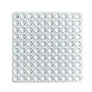100 PCS Self-Adhesive Bumper Pads Hemispherical Shape Noise Dampening Rubber Feet for Cabinets, Small Appliances, Electronics, Picture Frames, Furniture, Drawers, Cupboards. (Clear)