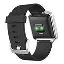navor Replacement Strap Band Compatible with Fitbit Blaze, Smart Fitness Watch Sport Accessory Wristband for Men Women Boys Girls