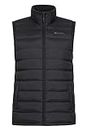 Mountain Warehouse Seasons Mens Padded Puffer Vest -Sleeveless Jacket Black Medium
