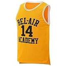 KOBEJERSEY 14 The of Bel Air Academy Basketballtrikot S-XXXL, gelb, L