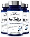 1MD Complete Probiotics Platinum | Supports Digestive Health | with Nourishing Prebiotics, 51 Billion Live CFU, 11 Strains, Dairy-Free | 30 Vegetable Capsules (3-Pack)