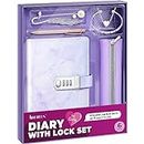 ABERLLS Gifts for Girls Age of 8 9 10 11 12 Year Old, Diary with Lock Kit Toys, DIY Kids Journal Set for Ages 8-12, Birthday Gifts Toys for Teenage, Locking Secret Diary Stuff for Tweens Teens