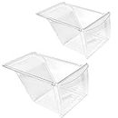 [2 PACK] Upgraded 240337103 Crisper Bins Drawers Replacement Compatible with Frigidaire Kenmore,Crosley,White Westinghouse Refrigerator,Fridge Replacement Drawers for 240337102,240337105,240337107