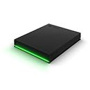 Seagate Game Drive for Xbox 4TB External Hard Drive Portable HDD - USB 3.2 Gen 1, Black with Built-in Green LED bar, Xbox Certified, 3 Year Rescue Services (STKX4000402)