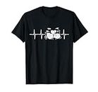 Drums Heartbeat Rock Music Lover Gifts Band Member Drummers Camiseta