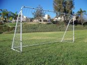 Vallerta® 12 X 6 Ft. Official Youth Regulation Steel Soccer Goal w/Net. (White)