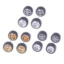1/64 Scale Alloy Wheels - Custom For Hot Wheels, Matchbox,Tomy, Rubber Tires NEU
