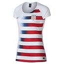 NIKE Womens 2018 USA Breathe Top White/Blue/Red Large