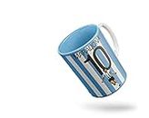 Tee Mafia Diego Maradona Inside Blue Mug with Print | Argentine Coffee Mug | Coffee Mug for Friends | Printed Coffee Mug | 330 ml, Microwave & Dishwasher Safe NM-31-MARADONA-10-1