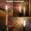 LED Window Candles Long Candles Battery Operated Electric Candles Dripping-Wax