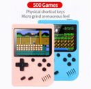 Retro tragbare Mini-Handheld-Videospiel konsole 8 Bit 3,0 Zoll Farbe +500games
