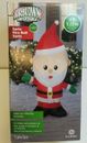 Gemmy 4FT Tall Santa Claus Inflatable Indoor Outdoor Holiday Decoration OPEN BOX