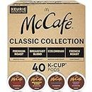 McCafe Classic Collection, Single-Serve Coffee K-Cup Pods, Classic Collection Variety Pack, 40 Count