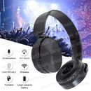 ⭐Auriculares On Ear Bluetooth 5.1 Auriculares Estéreo Bajo Auriculares Inalámbricos Plegables Negro⭐