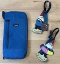 Travelocity Passport Wallet Documents Organizer Zipper Case And Luggage Tag Set
