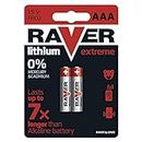 RAVER EMOS Outdoor AAA Micro Lithium Batteries for Outdoor Use Outdoor Sensor Digital Camera Torch 2 Pack Non-Rechargeable