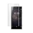 HERCN Sony Xperia XA2 5.2 Inch 3D Screen Protector, 3D Curved 9H Hardness Tempered Glass Screen Protector for Sony Xperia XA2 Smartphone (Transparent)