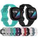 Pour Fitbit Versa 3/Sense2 Silicone Strap Replacement Wristband Watch Wrist Band