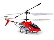 Syma-S107G Helicóptero con giroscopio, para adultos/unisex. Color Rojo (5090)