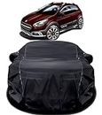 NEBITS® Prime Quality 190T Imported Fabric Car Cover Compatible for Fiat AVVENTURA with Ultra Surface Body Protection (Black)