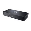 Dell D3100 USB 3.0 Ultra HD Triple Video Docking Station, Black
