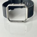Fitbit Blaze Straps and Silver Tone Case Size Large Quick Detach Silicone Straps