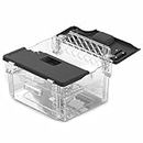 Sous Vide Container, Integrated Lid & Rack, No Additional Custom Parts Required, Compatible with Most Sous Vide Cookers for Kitchen, 11 Liters