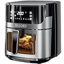 Billord Air Fryer For Home,6.5 Litre Oven Healthy Cooking,Large Air Fryer Stainless With Non-Stick Frying Pot,8In1 Multi-Food Quick&Easy Meal Oiless Cooker With Lcd Digital Touch Sceen,1600 Watts