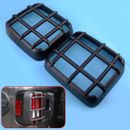 2Pcs Car Tail Light Cover Rear Taillight Frame Fit For Jeep Wrangler JL 18-20 zy