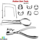 Rental Rubber Dam Kit Ainsworth Stockes Winged Rubber Dam Clamps Forceps Frame