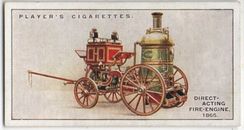 PLAYERS CIGARETTE CARD FIRE-FIGHTING APPLIANCES 1930 No. 12 DIRECT ACTING ENGINE
