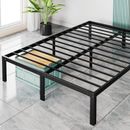  Heavy Duty Metal Platform Bed Frames Queen Size with Storage Space Under Frame