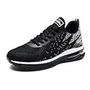 JARLIF Air Running Tennis Shoes for Women Comfortable Walking Shoes Women Sport Gym Sneakers (Size10.5, Blackwhite)