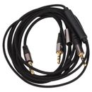 OFC Replacement Upgrade Headphone Cable 3.5mm To Dual 2.5mm Headphone Cord F QCS