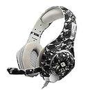 Cosmic Byte GS410 Headphones with Mic and for PS5, PS4, Xbox One, Laptop, PC, iPhone and Android Phones (Camo Black)