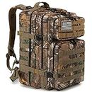 QT&QY 45L Military Tactical Hunting Backpacks for Men Camouflage Molle Army Assault Pack 3 Day Bug Out Bag Hiking Treeking Rucksack