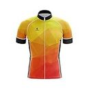 TRIUMPH Men's Pro Dri Fit Cycling Jersey Multi Colour Size L