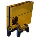Gold PS4 Playstation 4 Skin Wrap Sticker Decal Covers Console 2 Controller Kit++